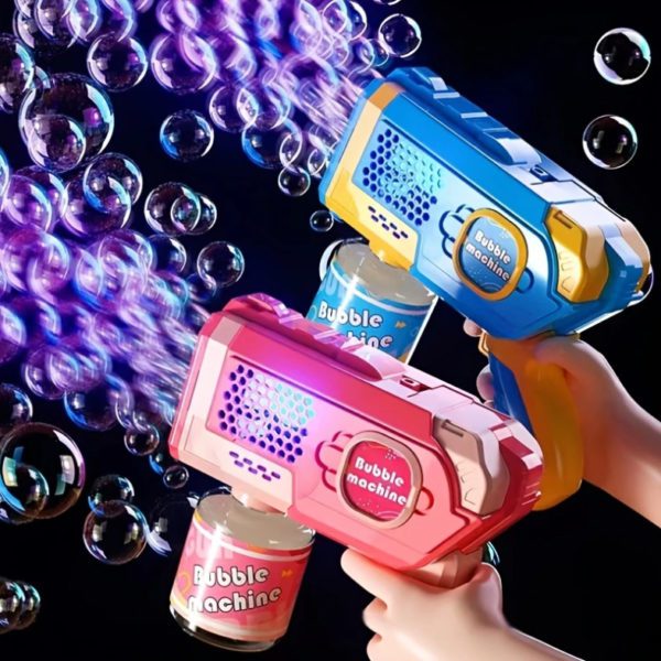 8 Hole Machine Electric Bubble Gun