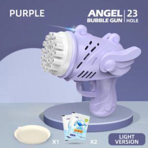 Angel Bubble Gun 23 Holes Purple