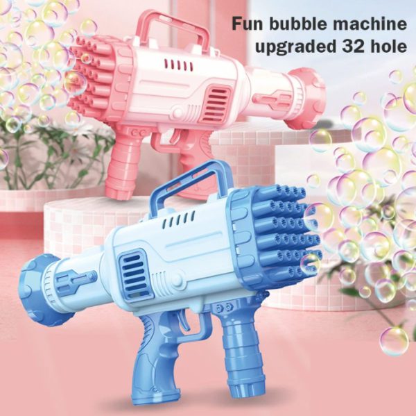 Conusea 32 Hole Rocket Boom Bubble Gun