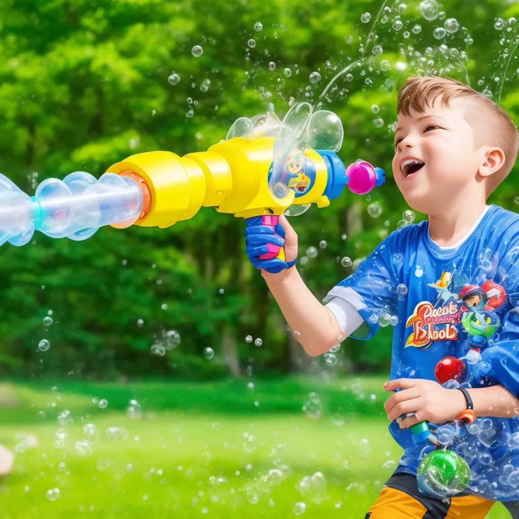 Rocket Boom Bubble Gun