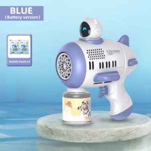 Space 08 Pistol Bubble Gun Blue