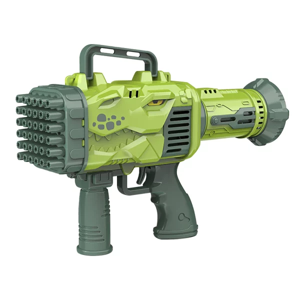 Dinosaur Bazooka Bubble Gun Light Green