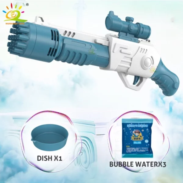 UKBOO 19 Holes Rifle Bubble Gun Blue