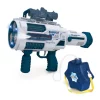 CONUSEA N-Hole Electric Rocket Boom Bubble Gun - Blue